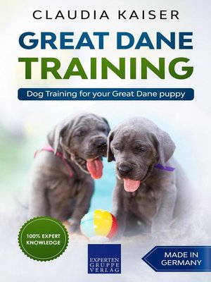 cover image of Dog Training for Your Great Dane Puppy: Great Dane Training, #1